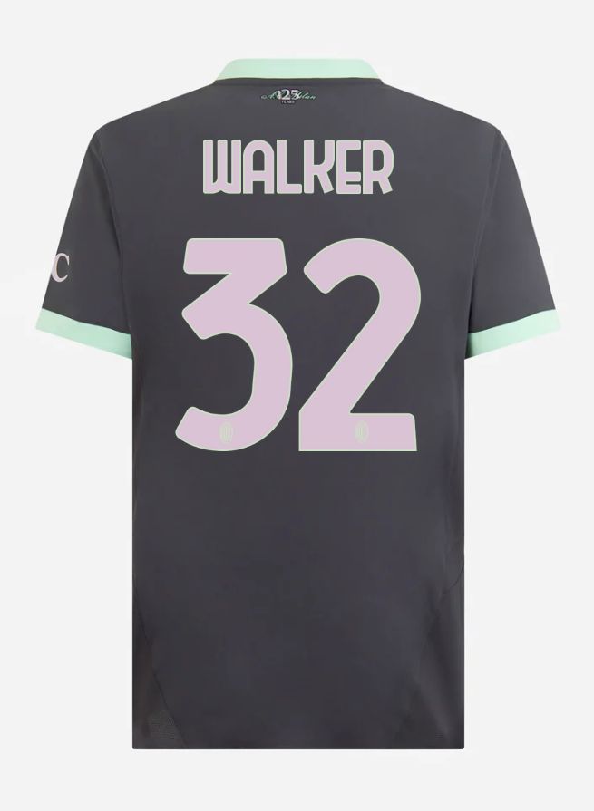 24-25 AC Milan Third Walker 32 Serie A Jersey (Player Version)