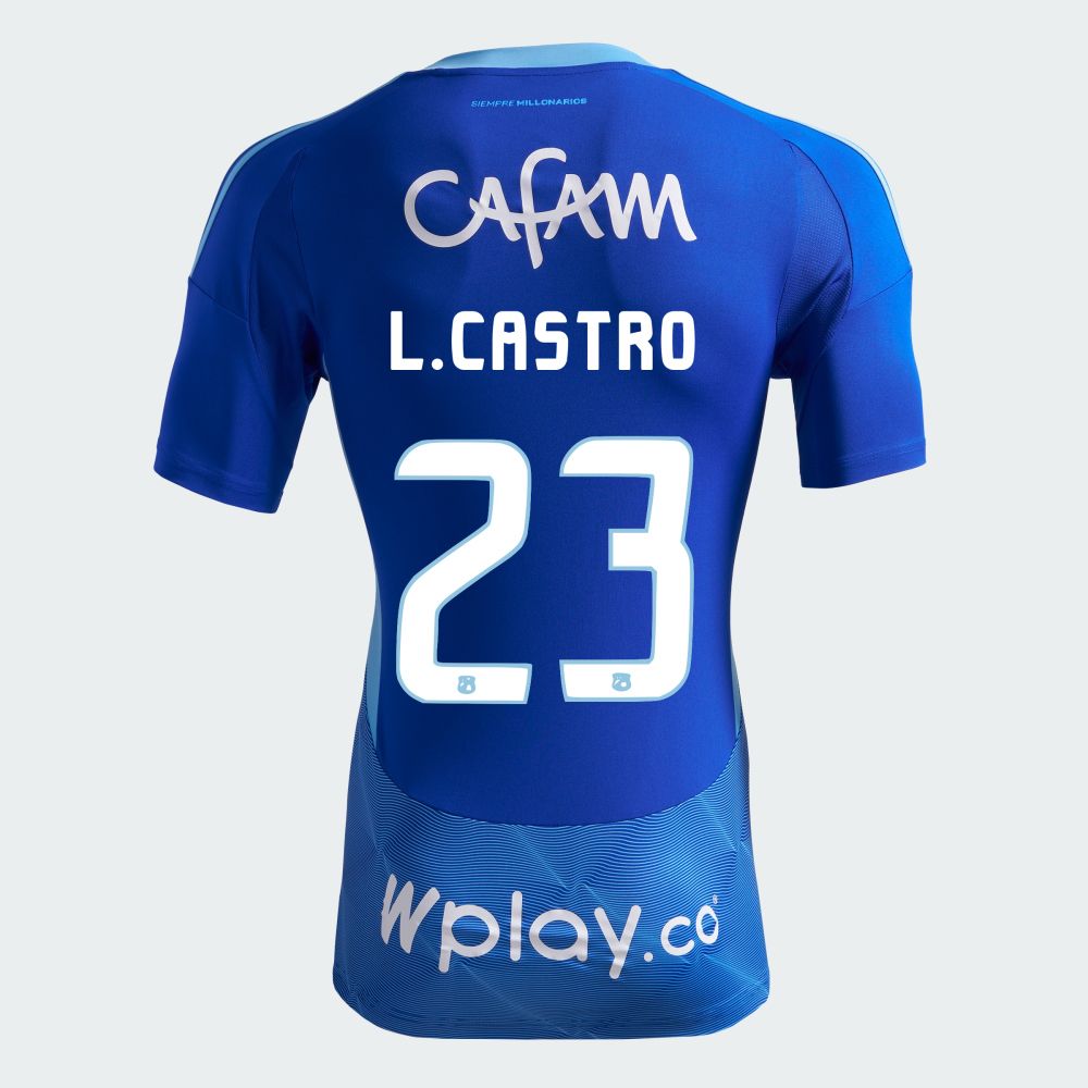 Millonarios FC L.Castro #23 Home Jersey Shirt 2025