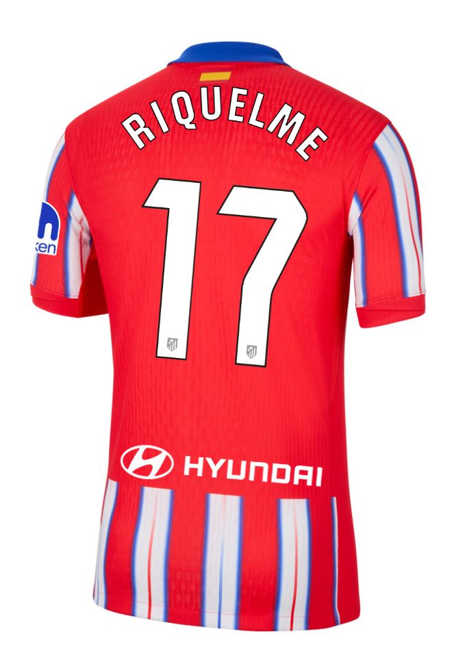 24-25 Atletico Madrid Home RIQUELME 17 Laliga Jersey