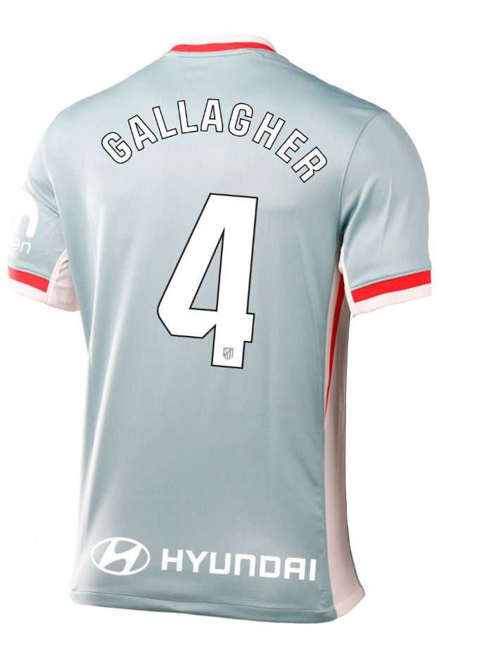 24-25 Atletico Madrid Away GALLAGHER 4 Laliga Jersey