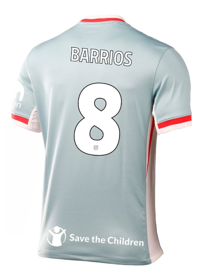 24-25 Atletico Madrid Away BARRIOS 8 Champions League Jersey