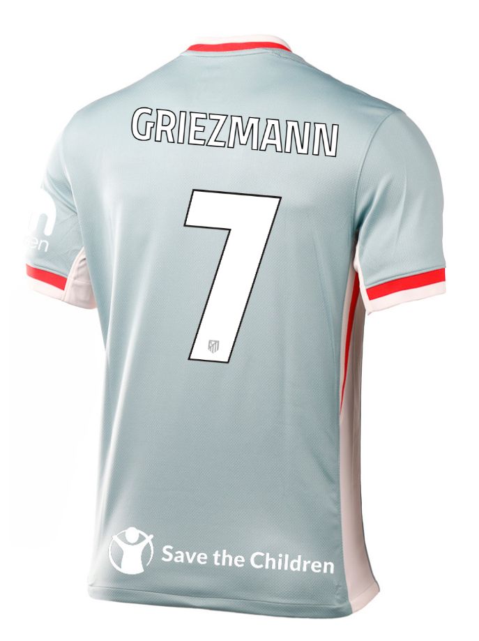 24-25 Atletico Madrid Away GRIEZMANN 7 Champions League Jersey