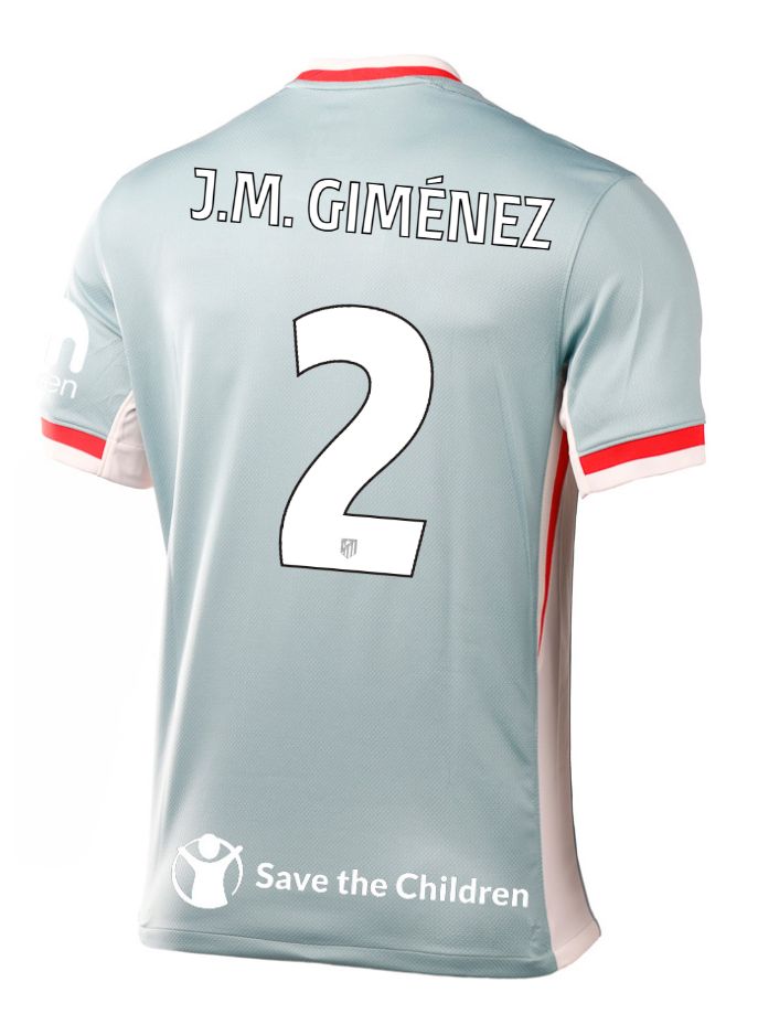 24-25 Atletico Madrid Away J.M. GIMÉNEZ 2 Champions League Jersey