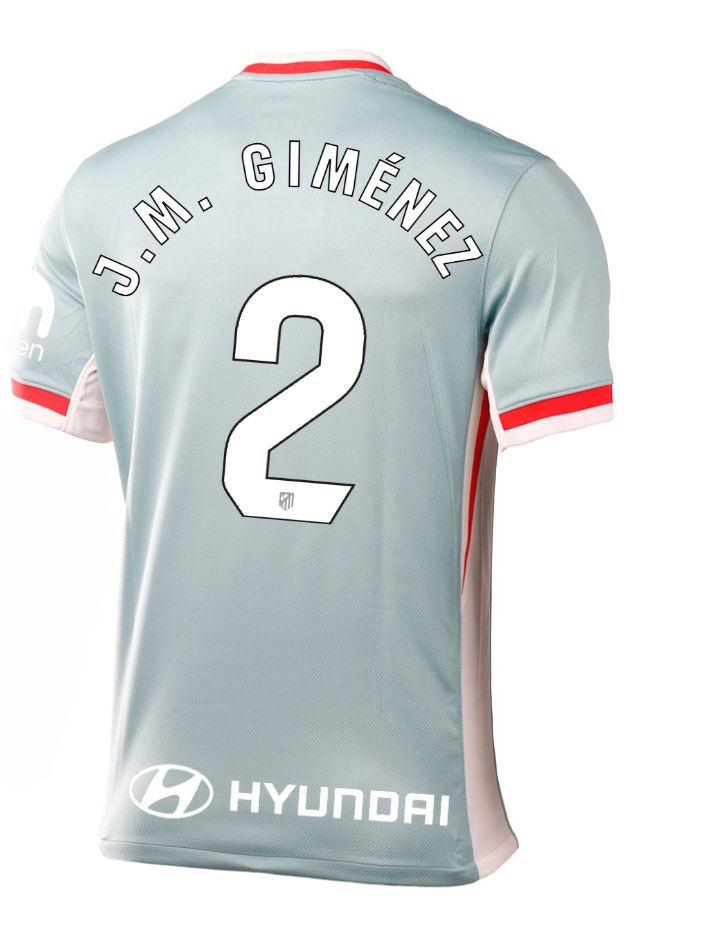 24-25 Atletico Madrid Away J.M. GIMÉNEZ 2 Laliga Jersey