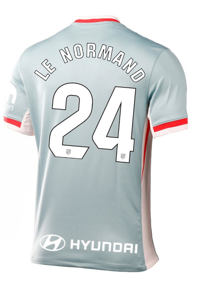 24-25 Atletico Madrid Away LE NORMAND 24 Laliga Jersey
