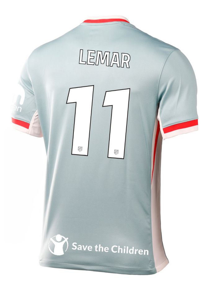 24-25 Atletico Madrid Away LEMAR 11 Champions League Jersey