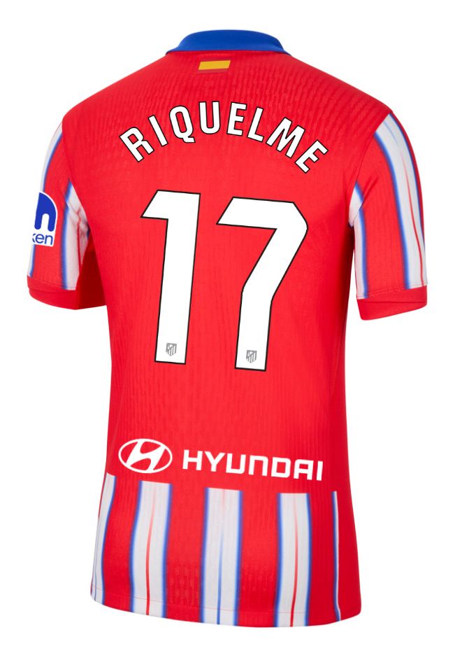 24-25 Atletico Madrid Home RIQUELME 17 Jersey (Player Version)