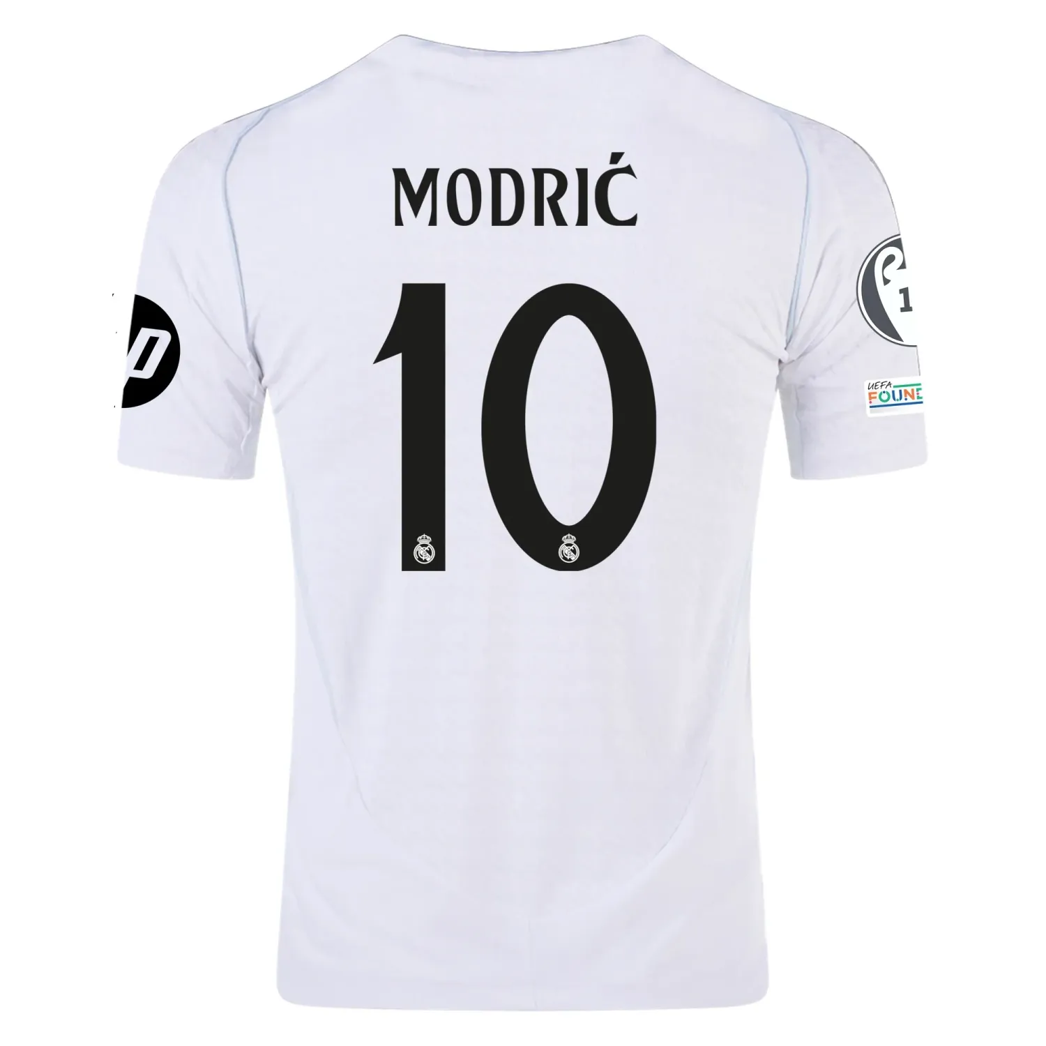 Real Madrid Modric 10 Home Jersey 2024/2025 With Champions League + Club World Cup Patches (Player version)