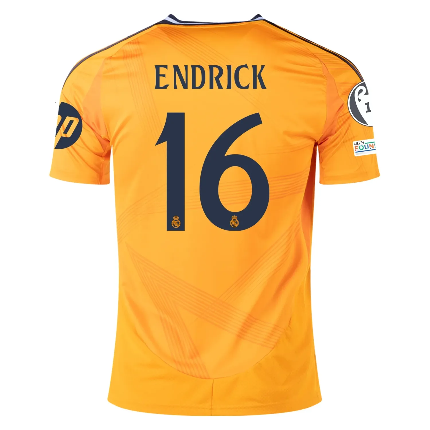 Real Madrid Arda Endrick 16 Away Jersey 2024/2025 With Champions League + Club World Cup Patches