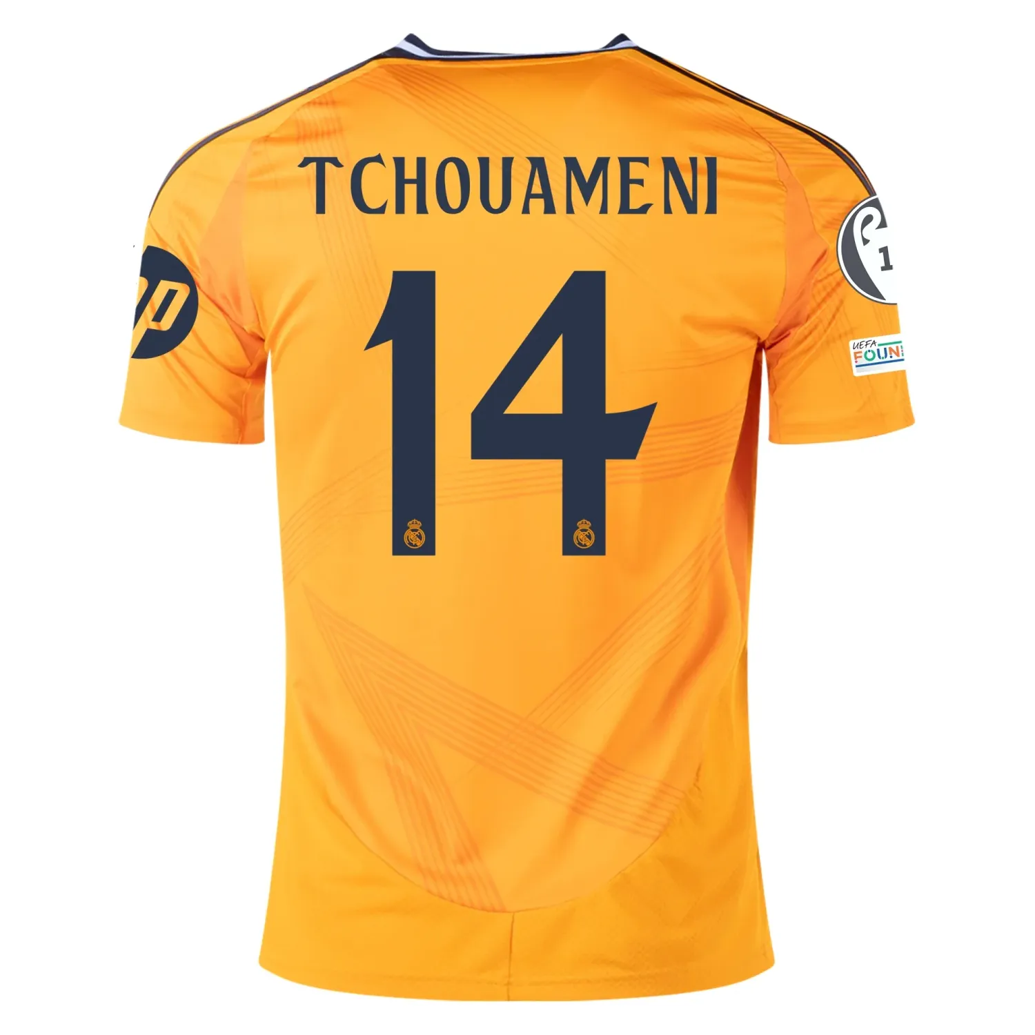 Real Madrid Arda Tchouaméni 14 Away Jersey 2024/2025 With Champions League + Club World Cup Patches