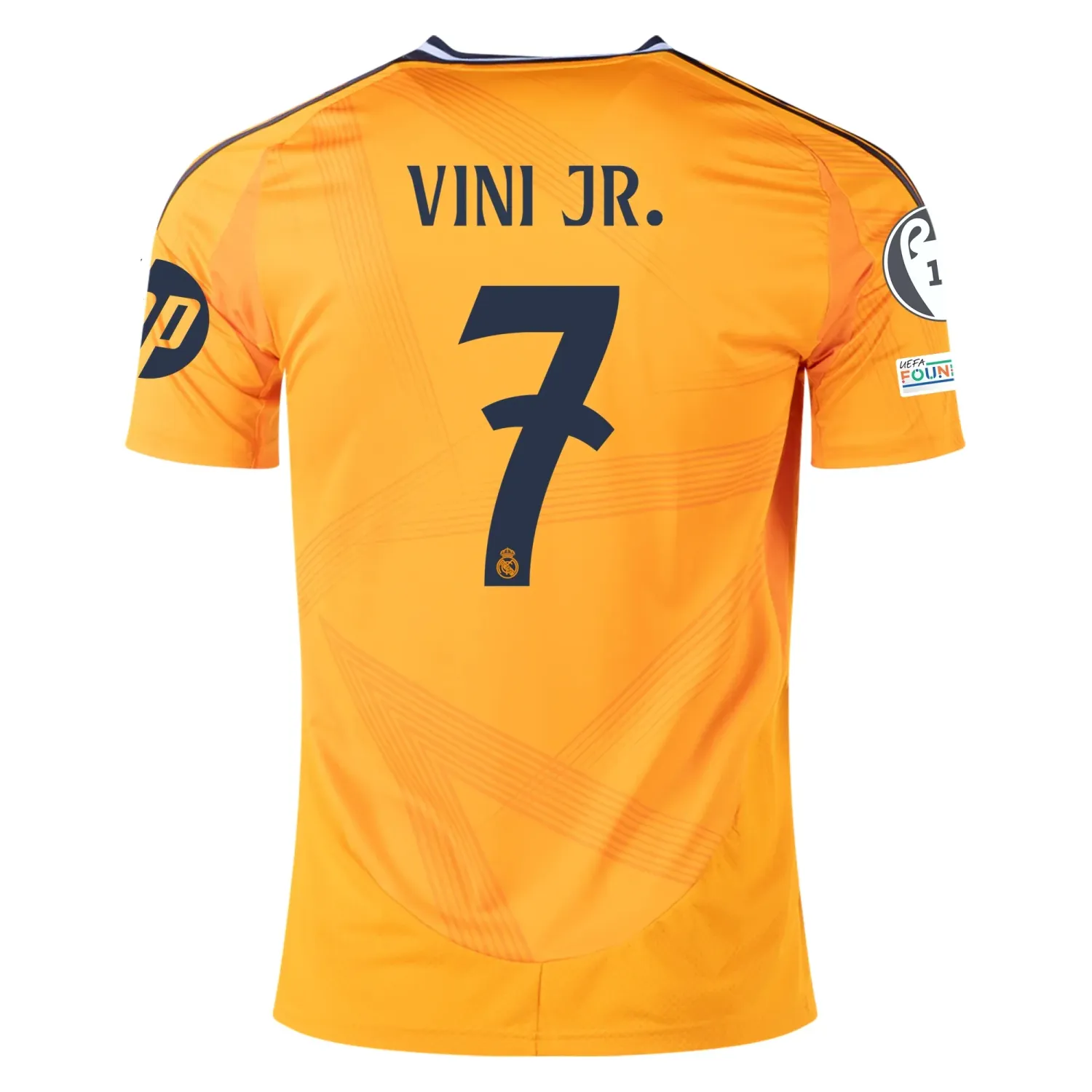 Real Madrid Arda Vini Jr. 7 Away Jersey 2024/2025 With Champions League + Club World Cup Patches