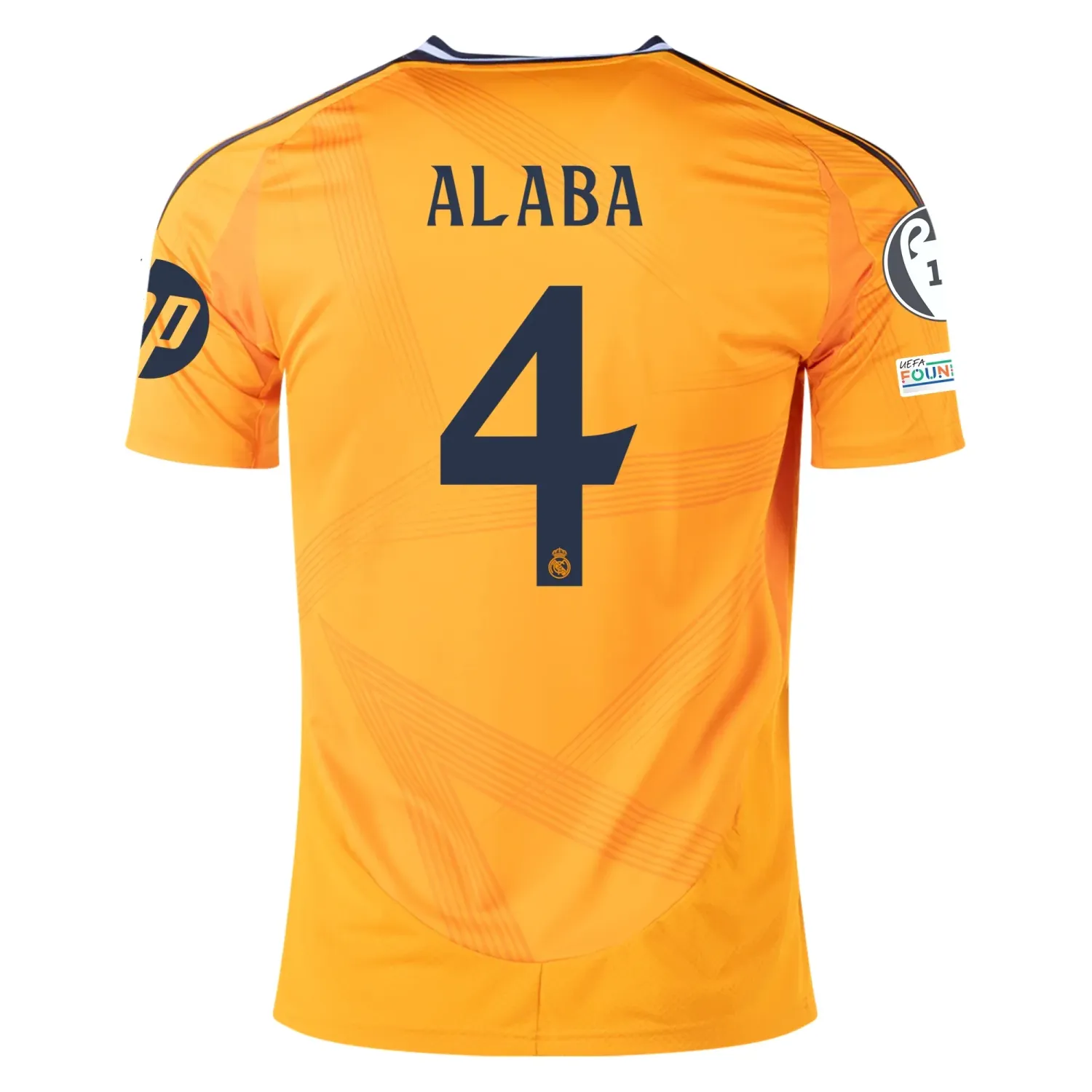 Real Madrid Alaba 4 Away Jersey 2024/2025 With Champions League + Club World Cup Patches