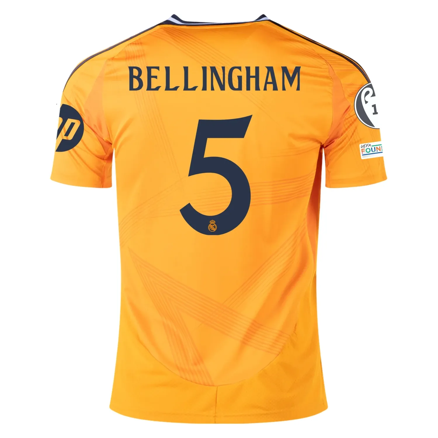 Real Madrid Arda Bellingham 5 Away Jersey 2024/2025 With Champions League + Club World Cup Patches