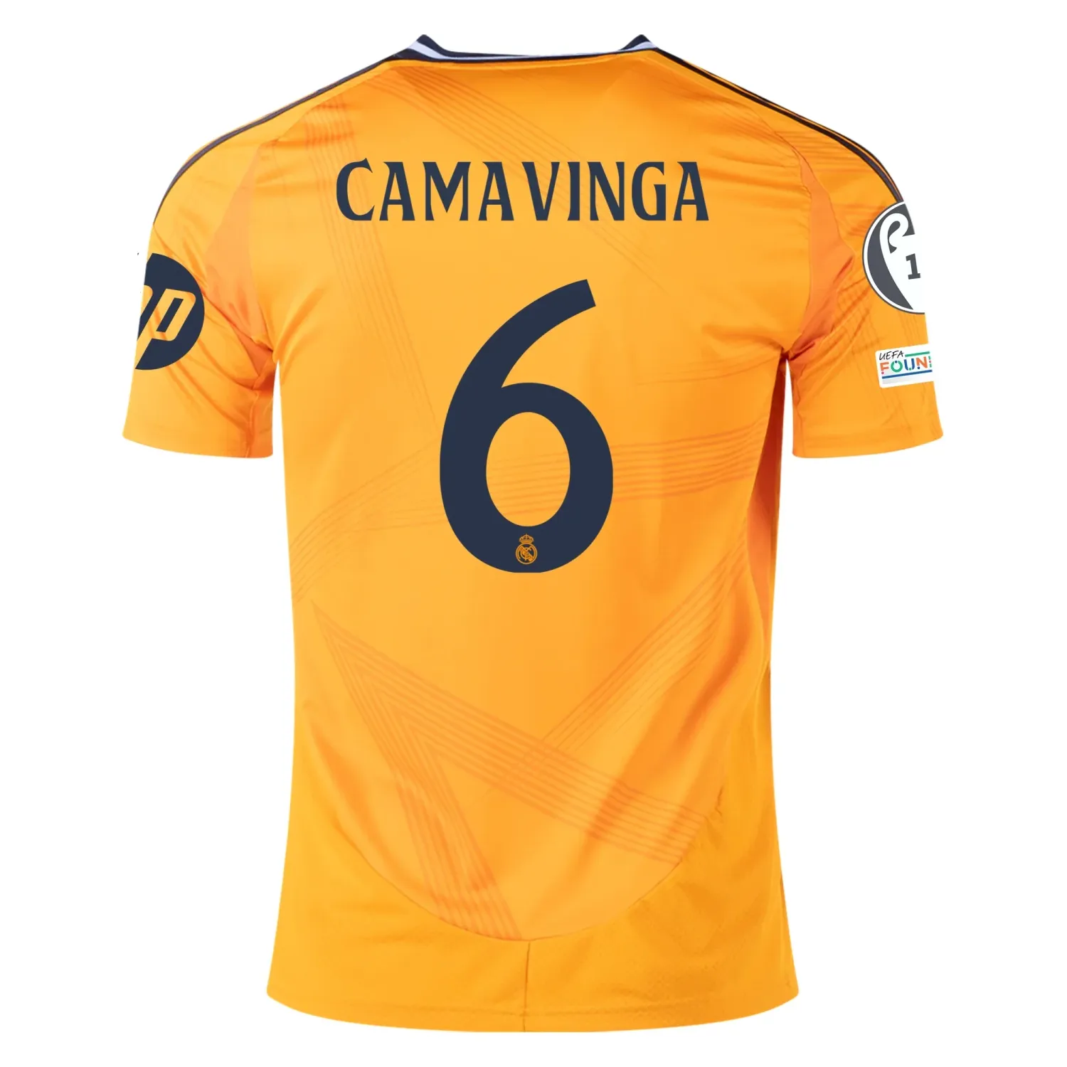 Real Madrid Arda Camavinga 6 Away Jersey 2024/2025 With Champions League + Club World Cup Patches