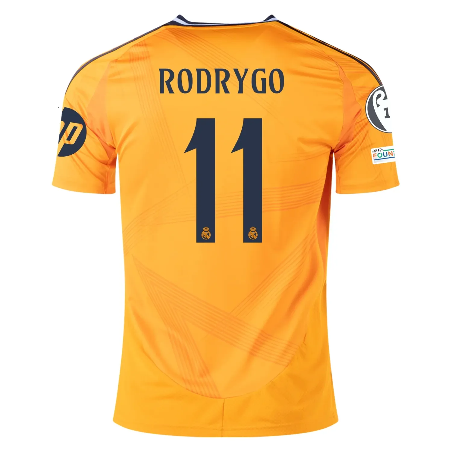 Real Madrid Arda Rodrygo 11 Away Jersey 2024/2025 With Champions League + Club World Cup Patches