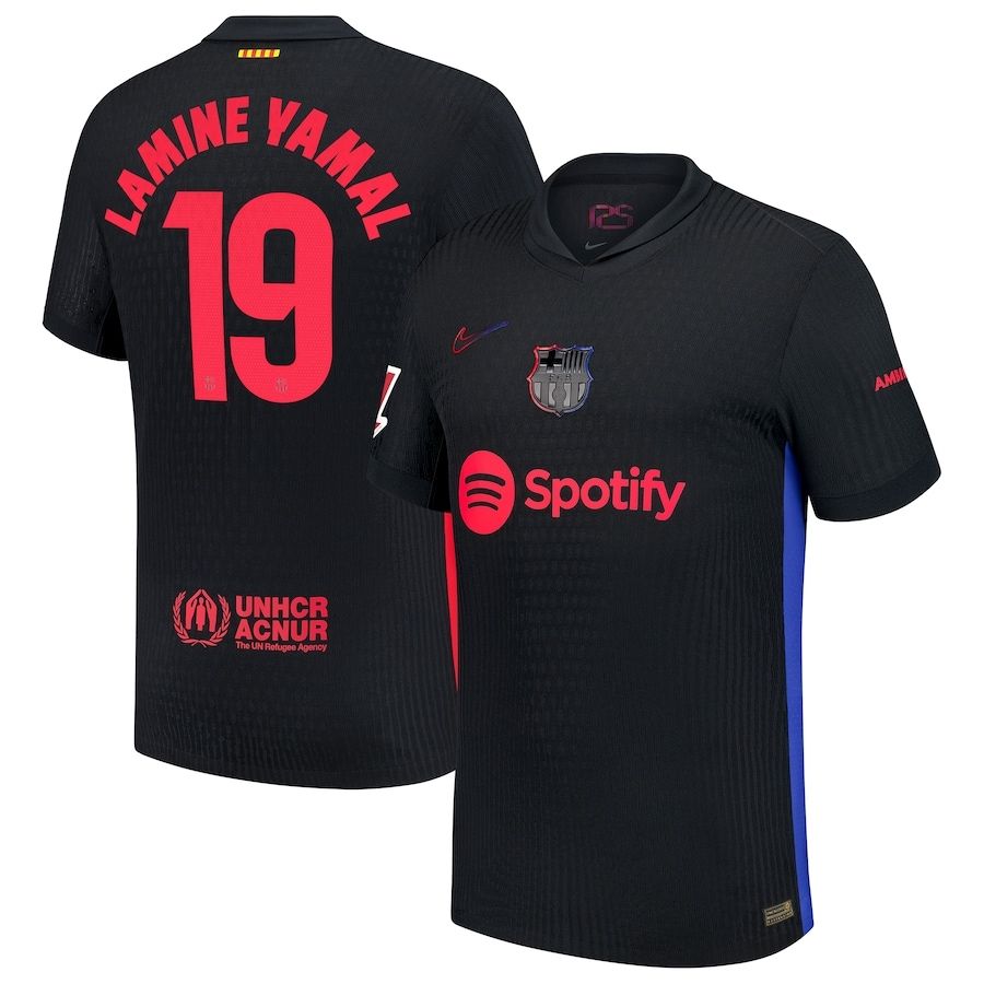 Barcelona Lamine Yamal #19 Away Jersey 2024/25  (Player Version）