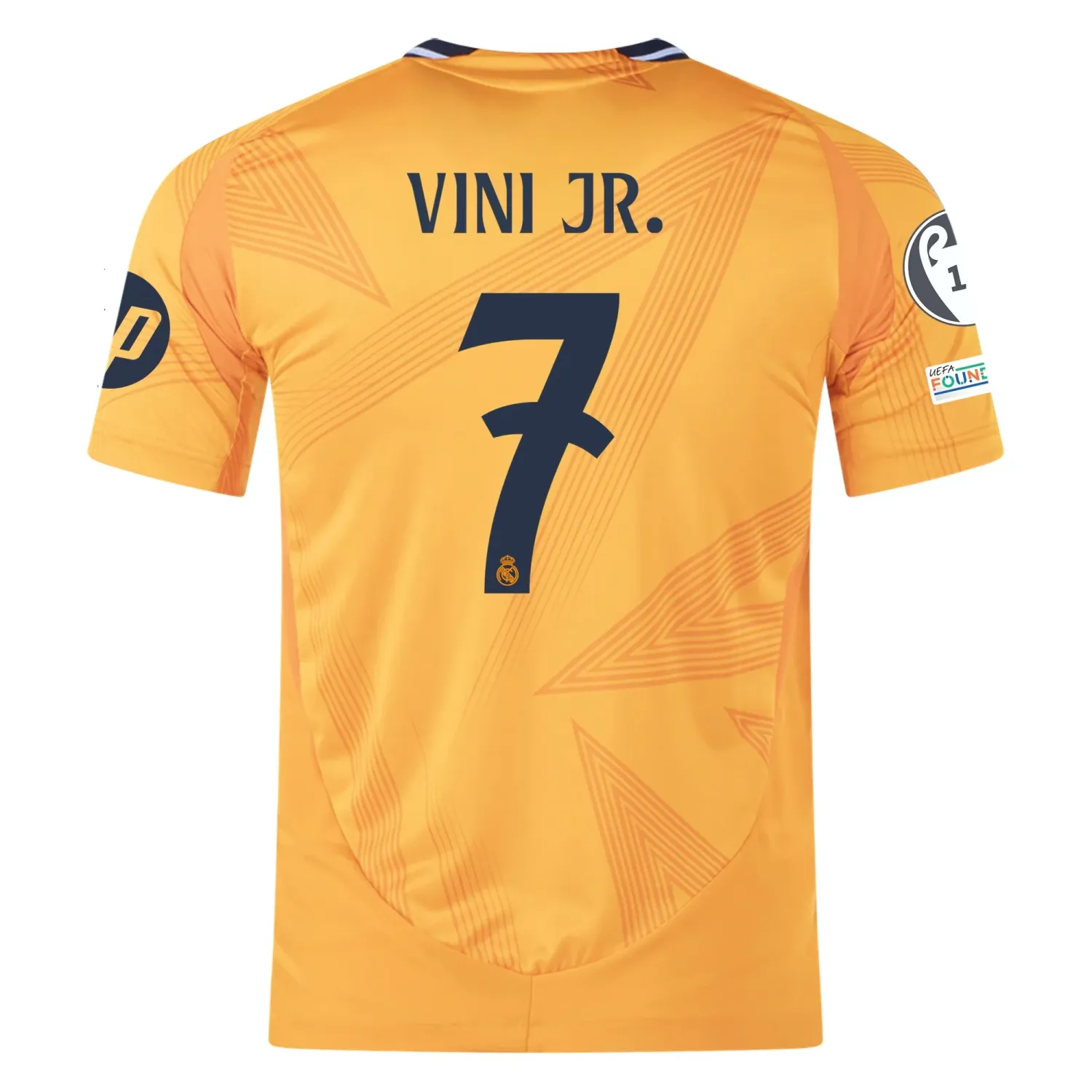 Real Madrid Vini Jr. 7 Away Jersey 2024/2025 With Champions League + Club World Cup Patches (Player version)