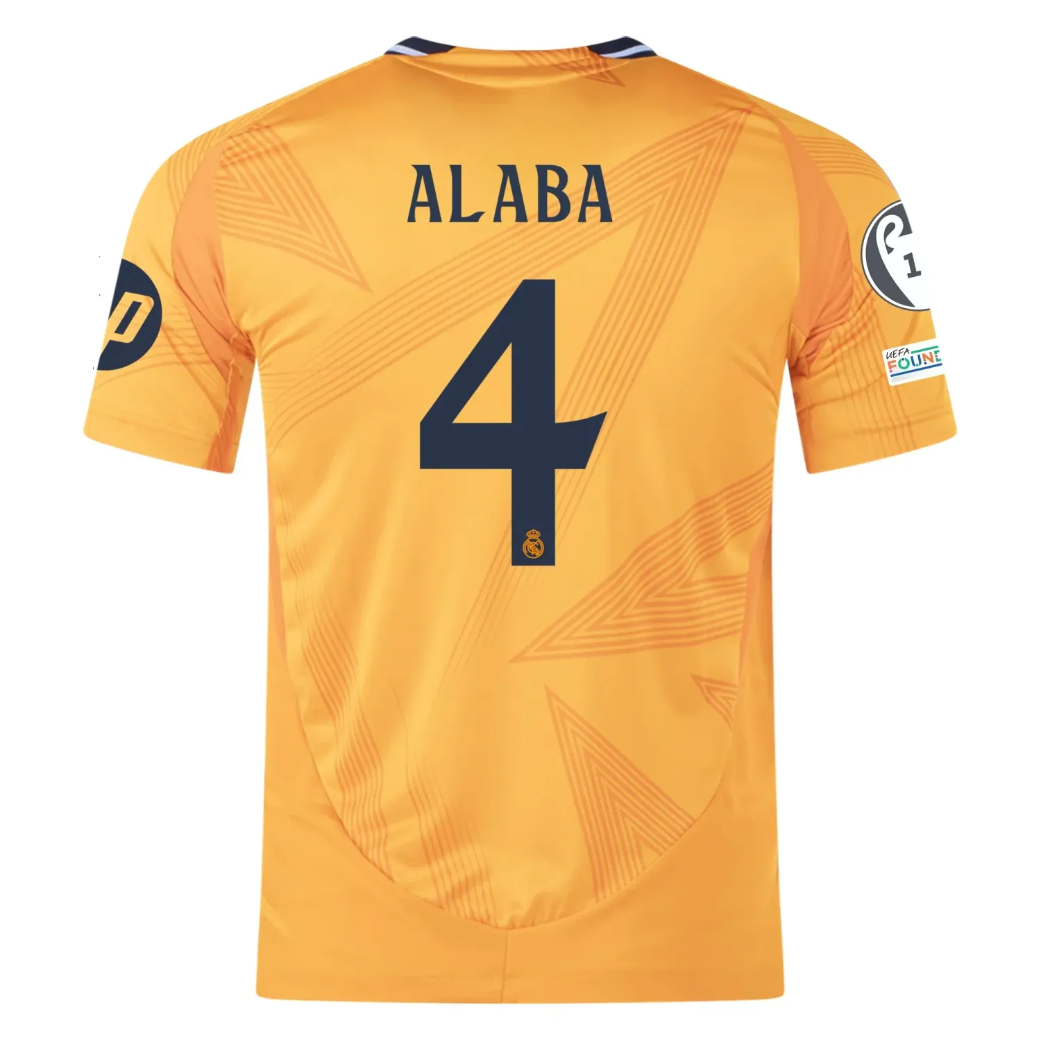 Real Madrid Alaba 4 Away Jersey 2024/2025 With Champions League + Club World Cup Patches (Player version)