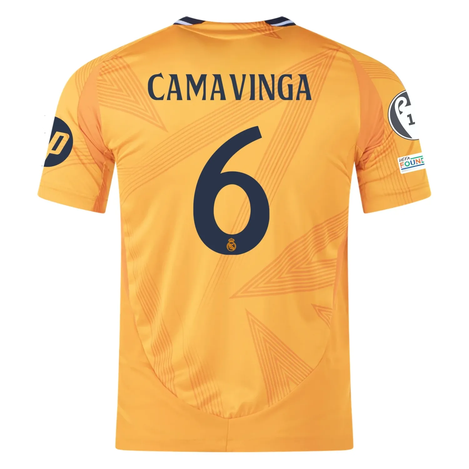 Real Madrid Camavinga 6 Away Jersey 2024/2025 With Champions League + Club World Cup Patches (Player version)