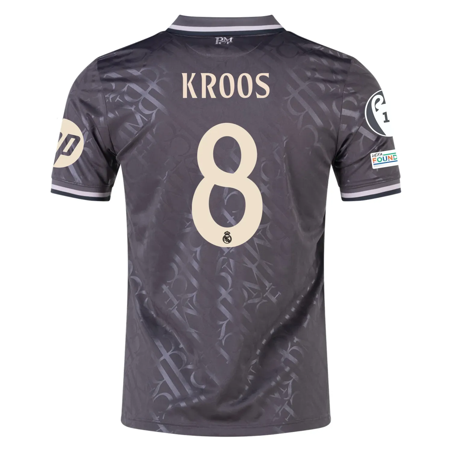 Real Madrid Kroos 8 Third Jersey 2024/2025 With Champions League + Club World Cup Patches