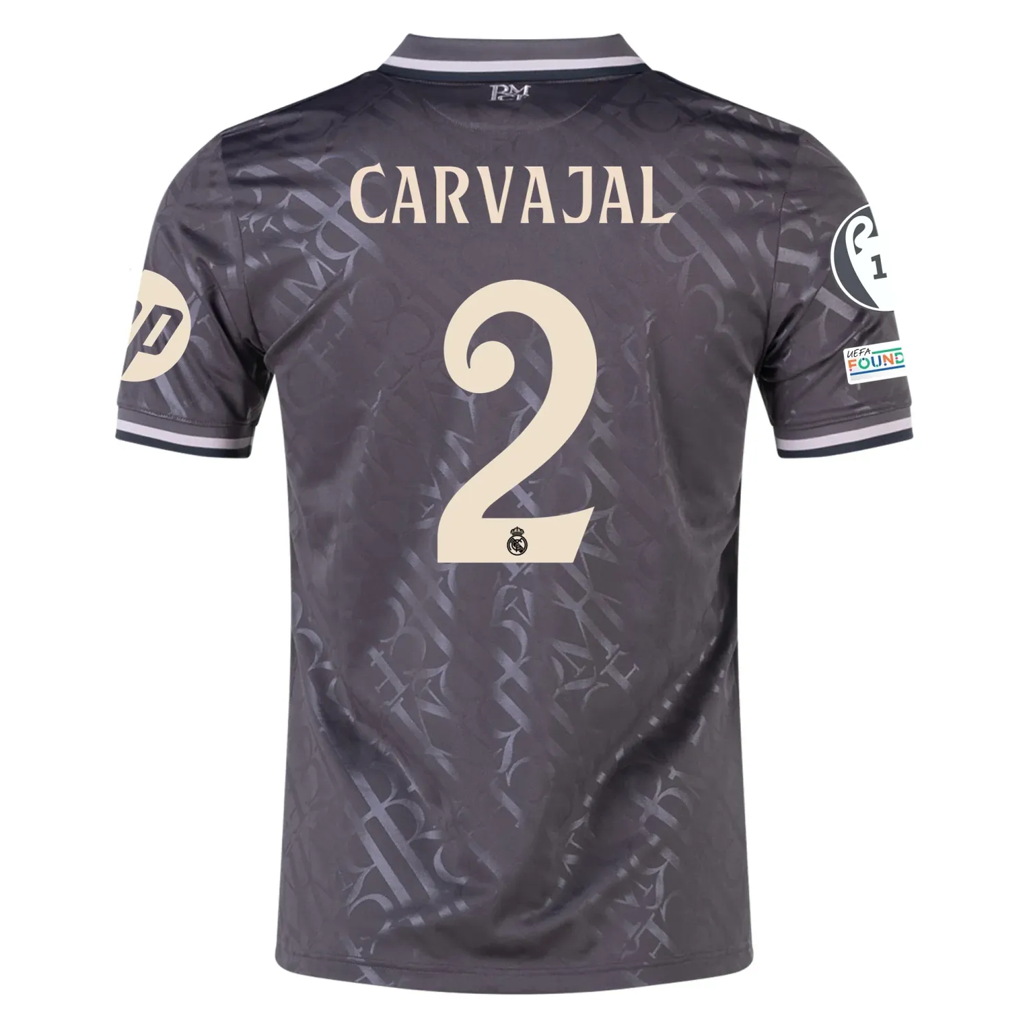 Real Madrid Carvajal 2 Third Jersey 2024/2025 With Champions League + Club World Cup Patches
