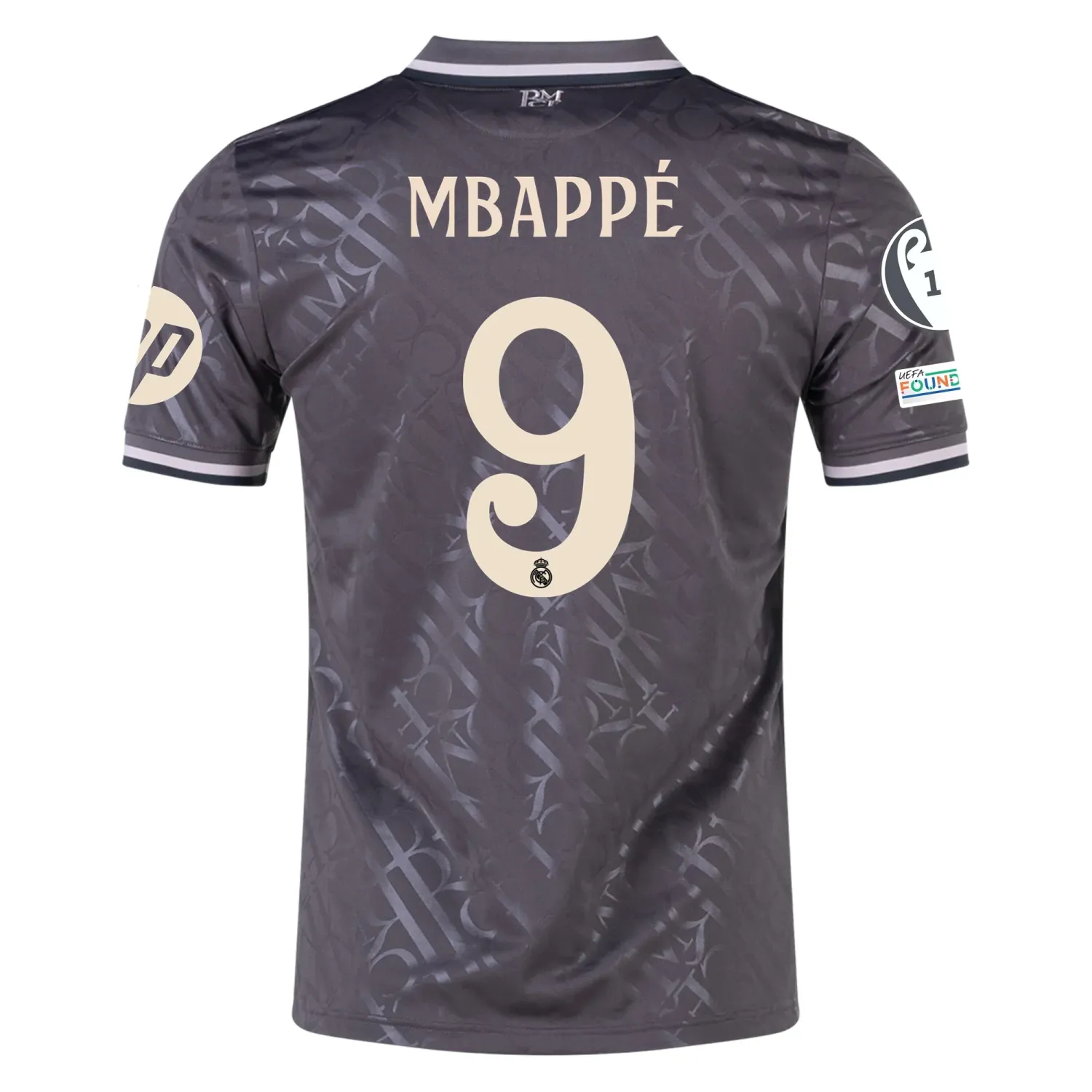 Real Madrid Mbappe 9 Third Jersey 2024/2025 With Champions League + Club World Cup Patches