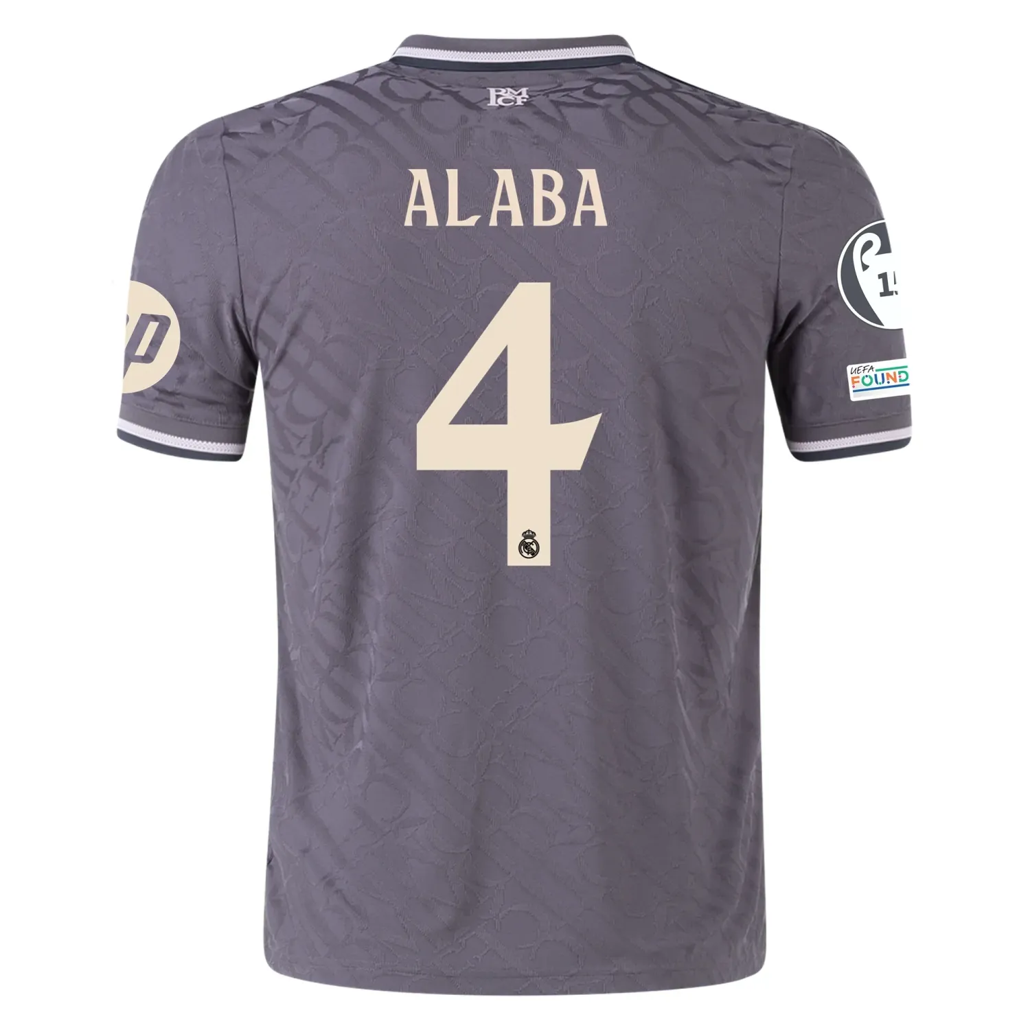 Real Madrid Alaba 4 Third Jersey 2024/2025 With Champions League + Club World Cup Patches (Player version)