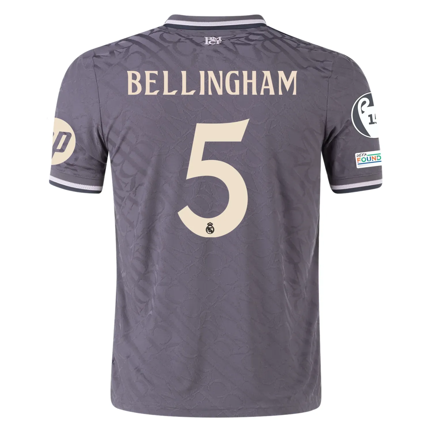 Real Madrid Bellingham 5 Third Jersey 2024/2025 With Champions League + Club World Cup Patches (Player version)