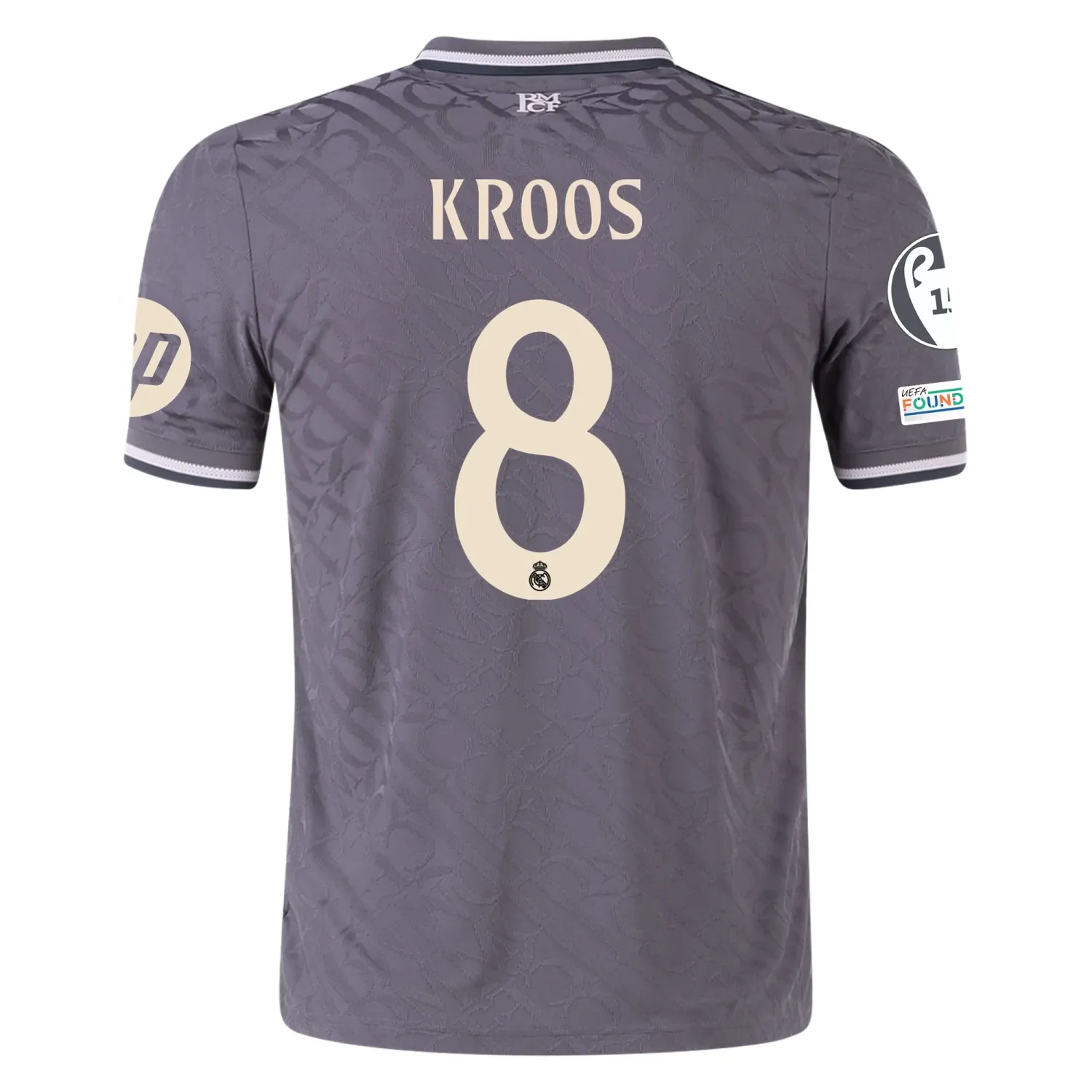 Real Madrid Kroos 8 Third Jersey 2024/2025 With Champions League + Club World Cup Patches (Player version)