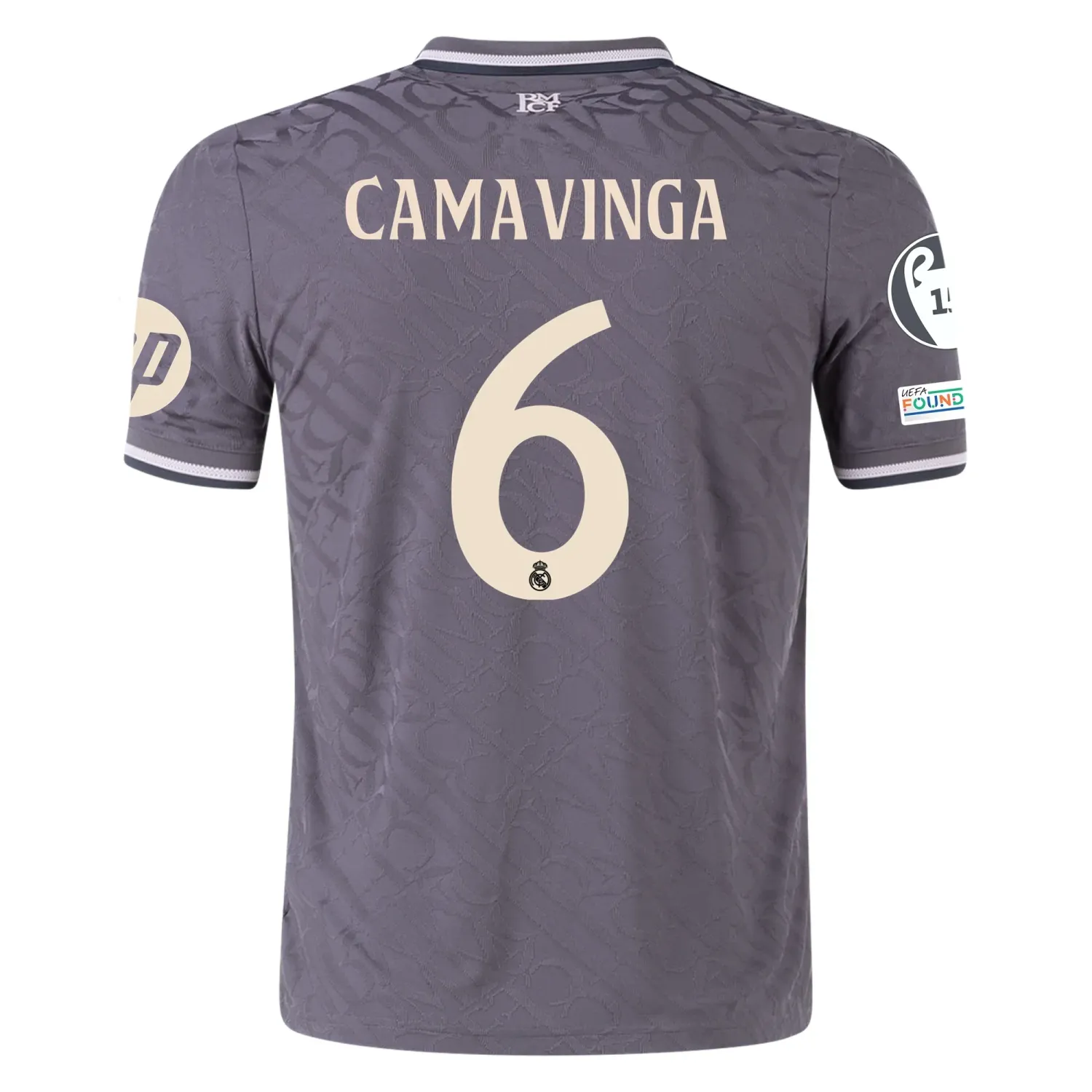 Real Madrid Camavinga 6 Third Jersey 2024/2025 With Champions League + Club World Cup Patches (Player version)