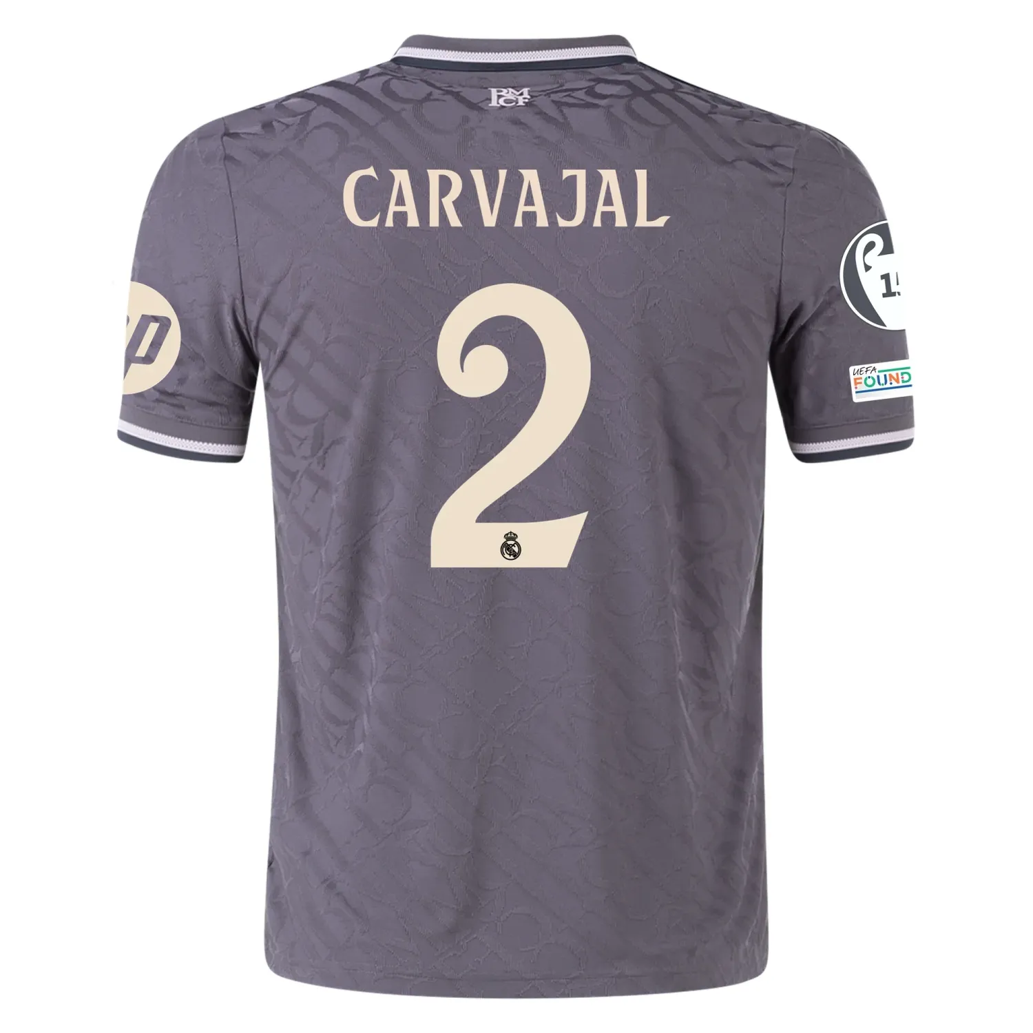 Real Madrid Carvajal 2 Third Jersey 2024/2025 With Champions League + Club World Cup Patches (Player version)