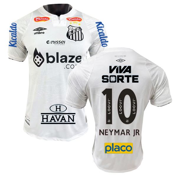 24-25 Santos FC Home Full Sponsor Jersey Neymar JR #10 (Player Version)