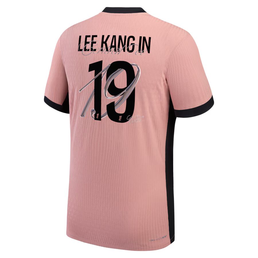 PSG Third Jersey With Central Cee Print Lee Kang In #19 (Player Version)