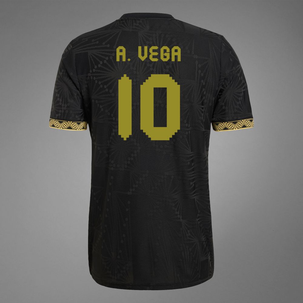 Mexico A. Vega 10 Special Edition Black Gold Cup Third Jersey 2025 (Player Version)
