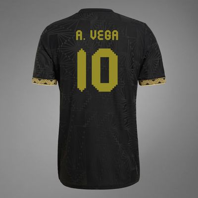 Mexico A. Vega 10 Special Edition Black Gold Cup Third Jersey 2025 (Player Version)