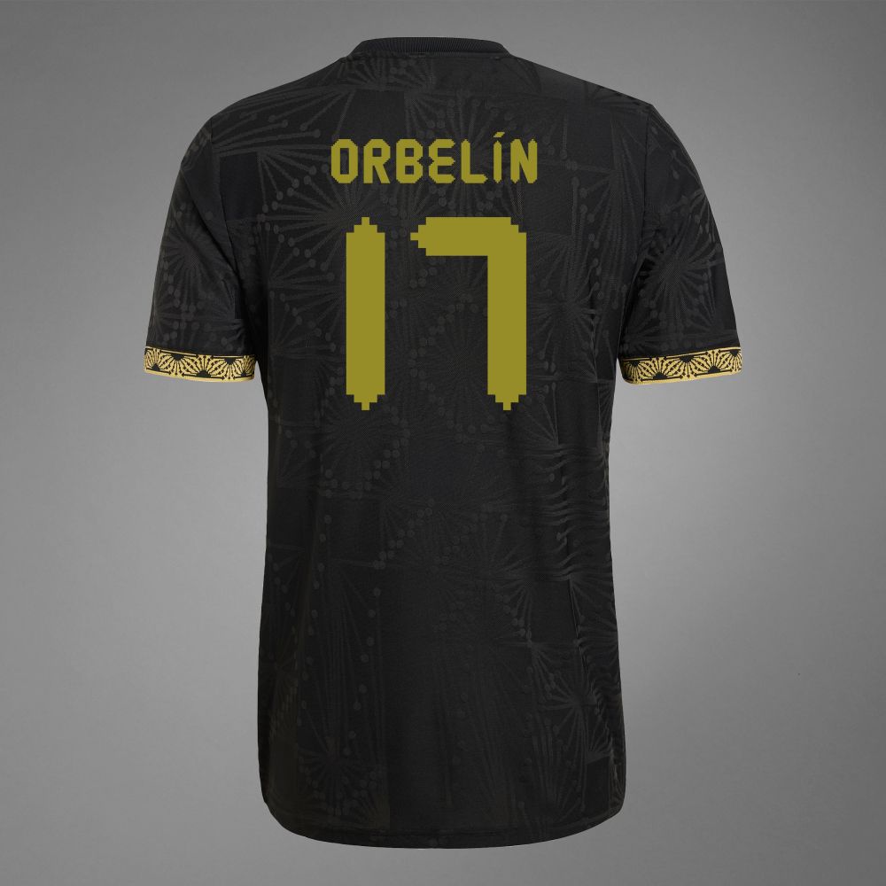 Mexico Orbelín 17 Special Edition Black Gold Cup Third Jersey 2025 (Player Version)