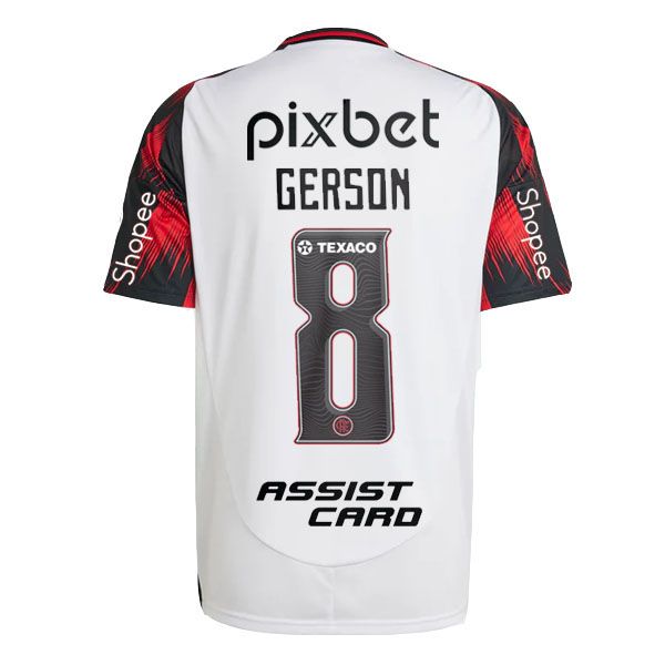 25-26 Flamengo Away GERSON 8 Full Sponsor Jersey