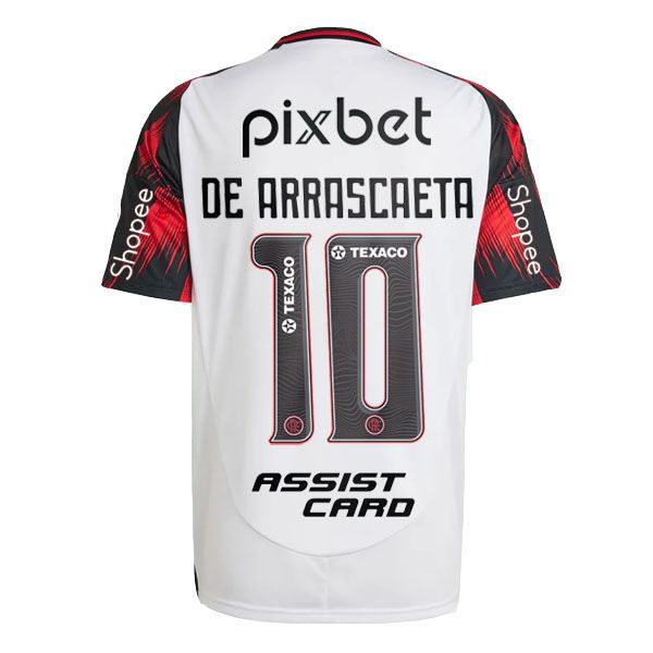25-26 Flamengo Away DE ARRASCAETA 10 Full Sponsor Jersey
