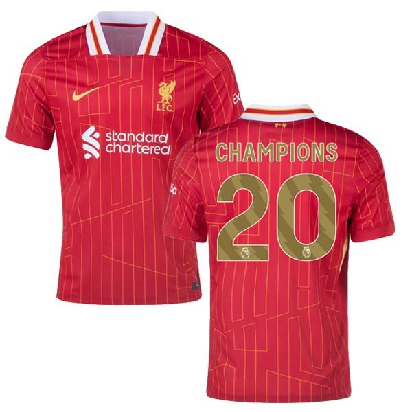 24-25 Liverpool Home Jersey Champions 20
