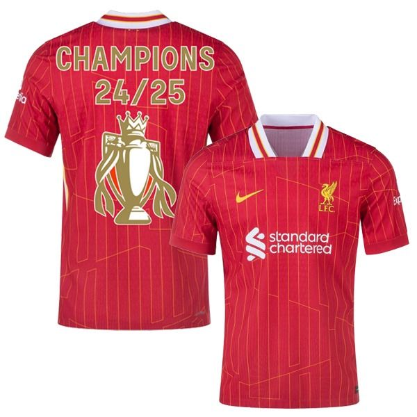 24-25 Liverpool Home Jersey Champions 24/25