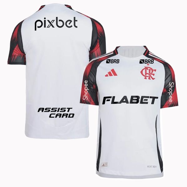 25-26 Flamengo Away Full Sponsor Jersey (Player Version)