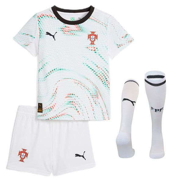 2025 Portugal Away Jersey Kids Full Kit