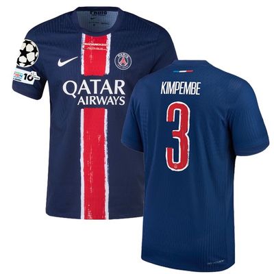 24-25 PSG Home Kimpembe 3 UCL Final Jersey (Player Version)