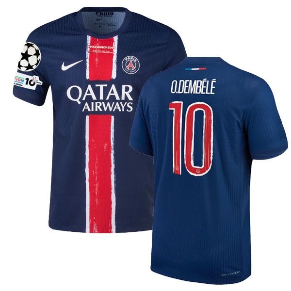 24-25 PSG Home O.Dembélé 10 UCL Final Jersey (Player Version)