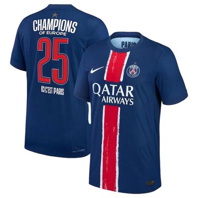 24-25 PSG Home UCL Champions #25 Special Jersey (Player Version)