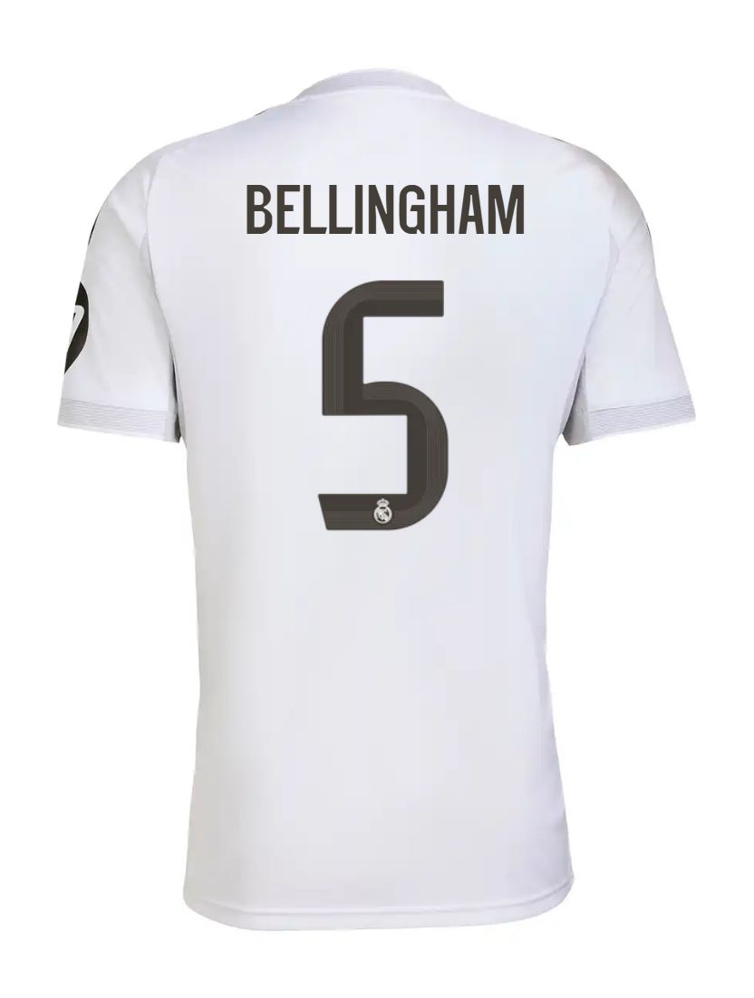25-26 Real Madrid Home Bellingham 5 Jersey
