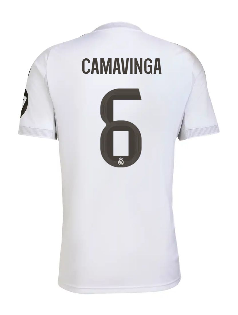 25-26 Real Madrid Home Camavinga 6 Jersey