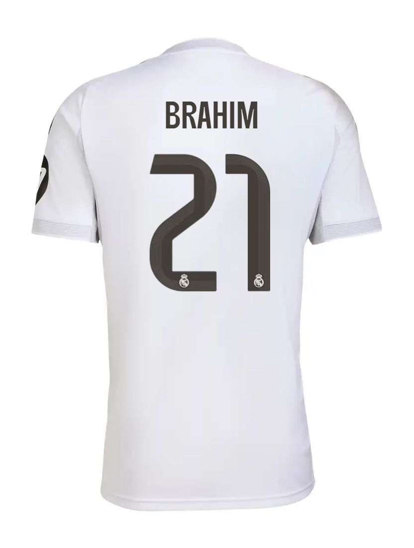 25-26 Real Madrid Home Brahim 21 Jersey