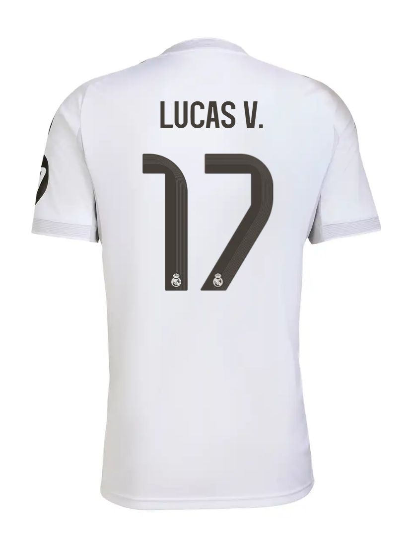 25-26 Real Madrid Home Lucas V. 17 Jersey