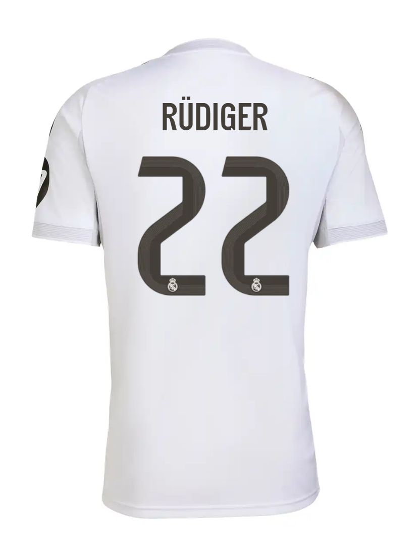 25-26 Real Madrid Home Rüdiger 22 Jersey